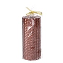 Candela paraffina bronzo cm ø6,8h15,5