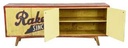 Credenza vintage dipinta 4 ante cm 45 x 200 x h 80