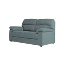 Divano Alenda 3 posti con piedini quadrati colore cenere scuro L 201 x P 92 x H 98 cm