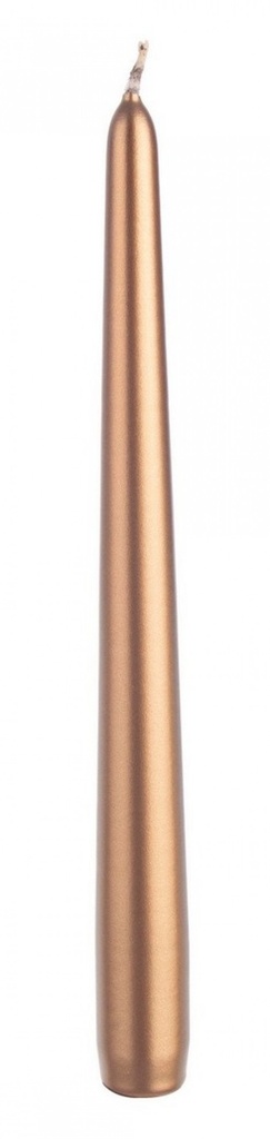 12x Candela Basic Conica Rame 25Cm