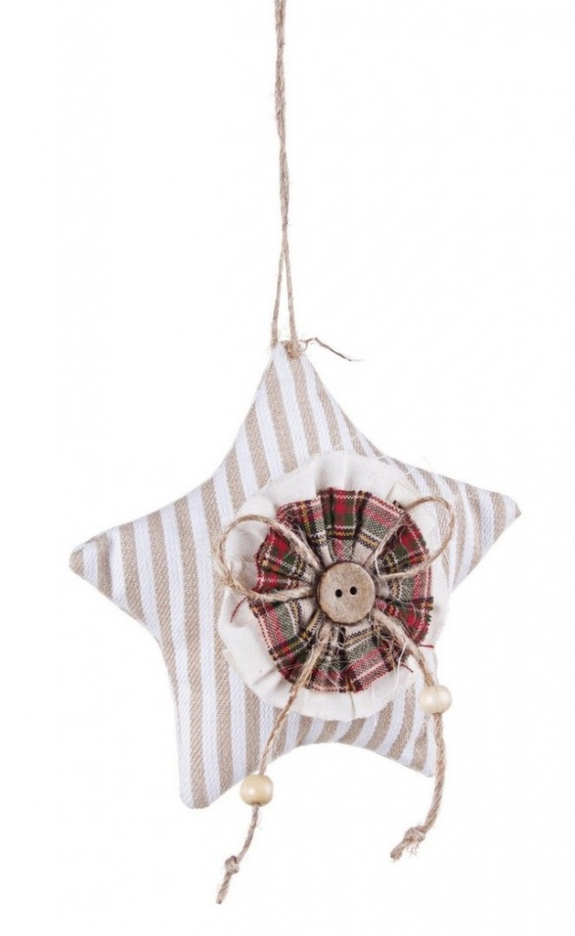 12x Pendaglio York Stella Righe