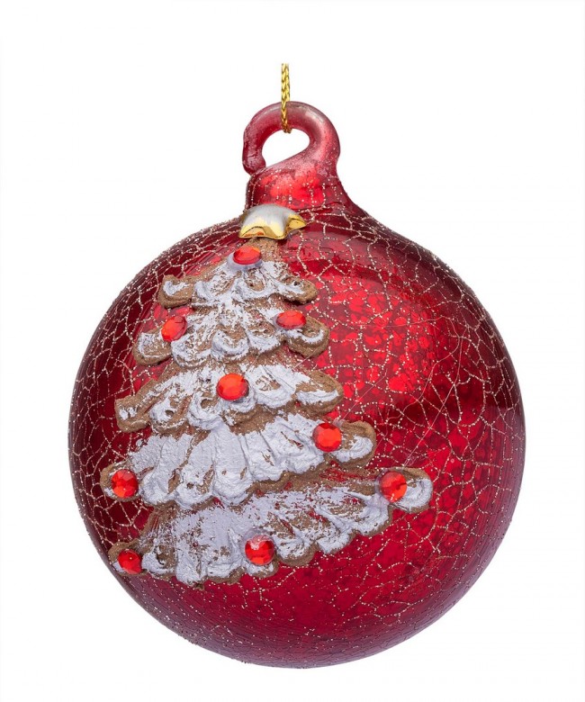 12x Sfera Vt Florid Pino Rosso D80