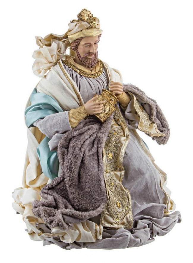 1x Figura Re Magio Seduto