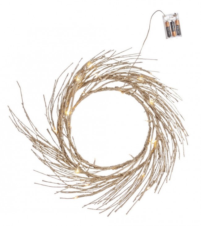 2x Corona Glad 24Led Champagne Classic D60