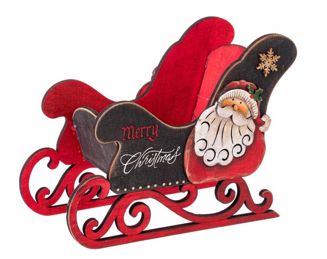 2x Decorazione Slitta Caleb C