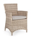 2x Sedia con braccioli con cuscino Jupiter New  Cod.0660338