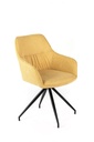 Sedia elegante in tessuto, dimensioni 56cm x 56cm x 87cm