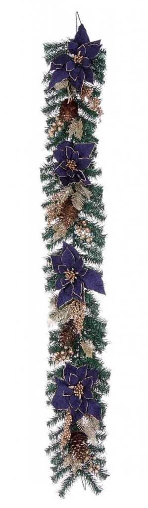 4x Boa  Eleonor Poinsettia Blu