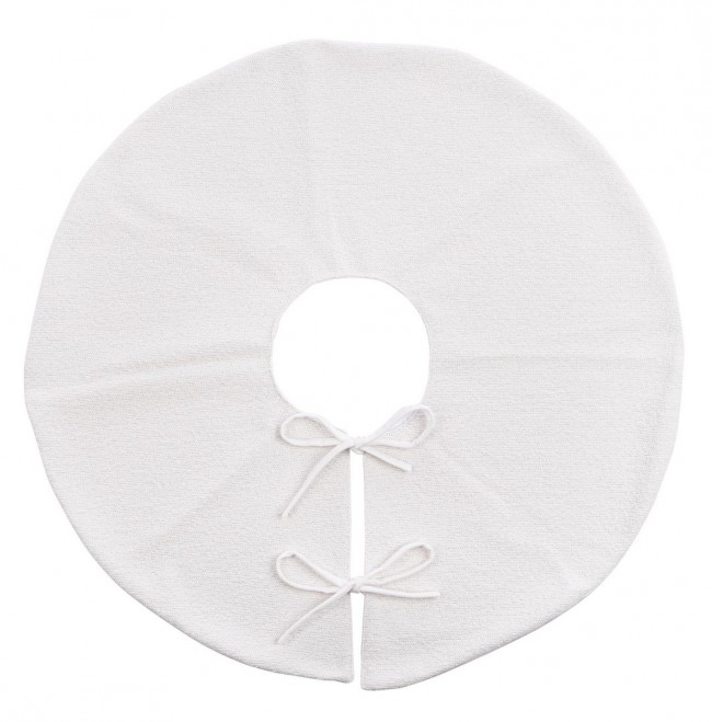 4x Copribase Albero Teddy Bianco D90