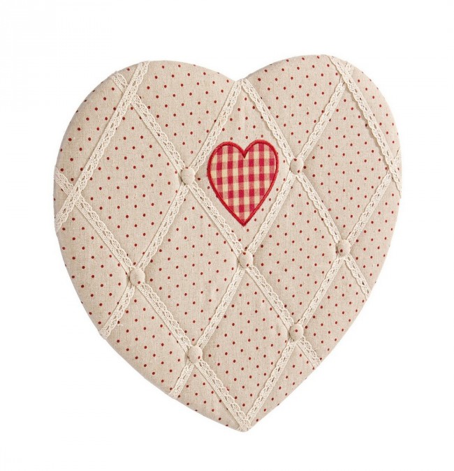 4x Memo Cuore Anna Rosso