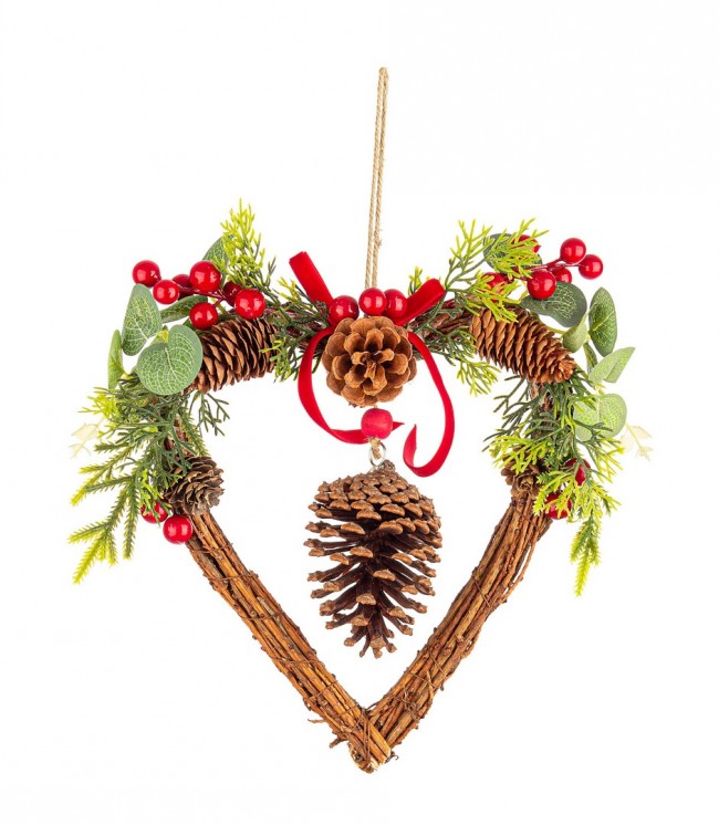 4x Pendaglio Christin Cuore Rosso C