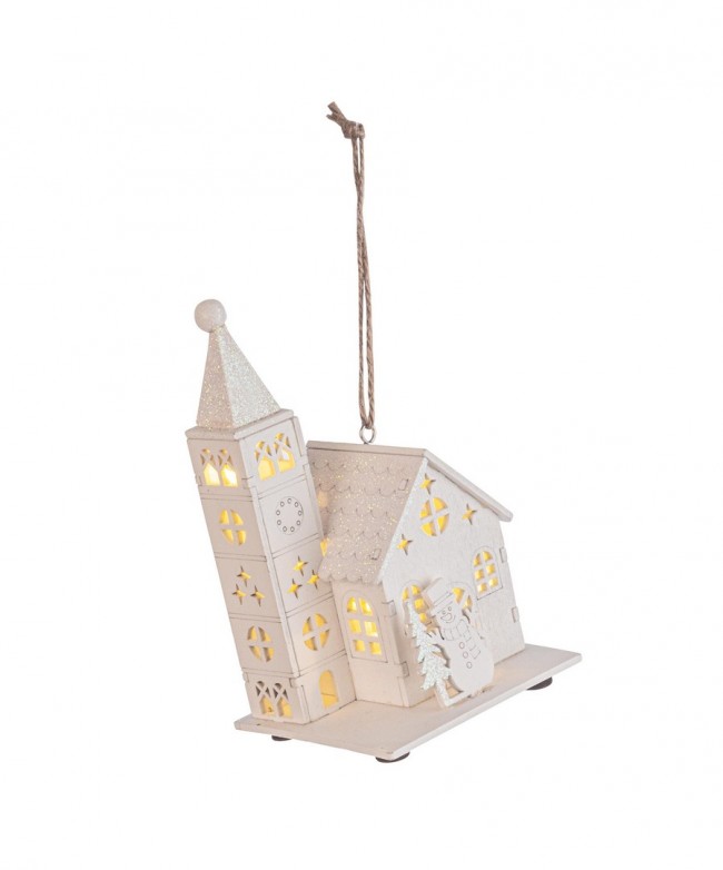 4x Pendaglio Korin Chiesa Bianco C