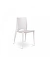 Set di 4 sedie in polipropilene grigio chiaro, 41cm x 44cm x 84cm