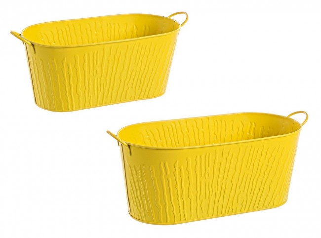 4x Set2 C.Vaso Corteccia C-Manico Ov Giallo