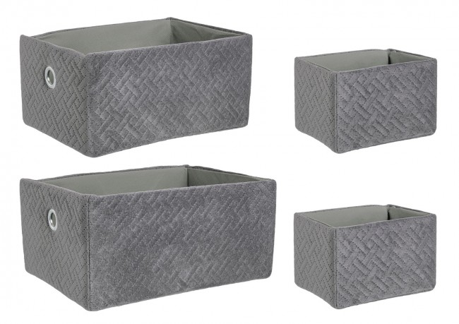 4x Set4 Cesta Averill Grigio