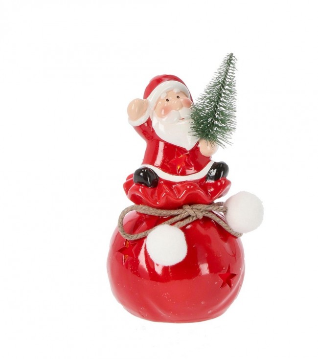 6x Decorazione Carlene Babbo Ro C