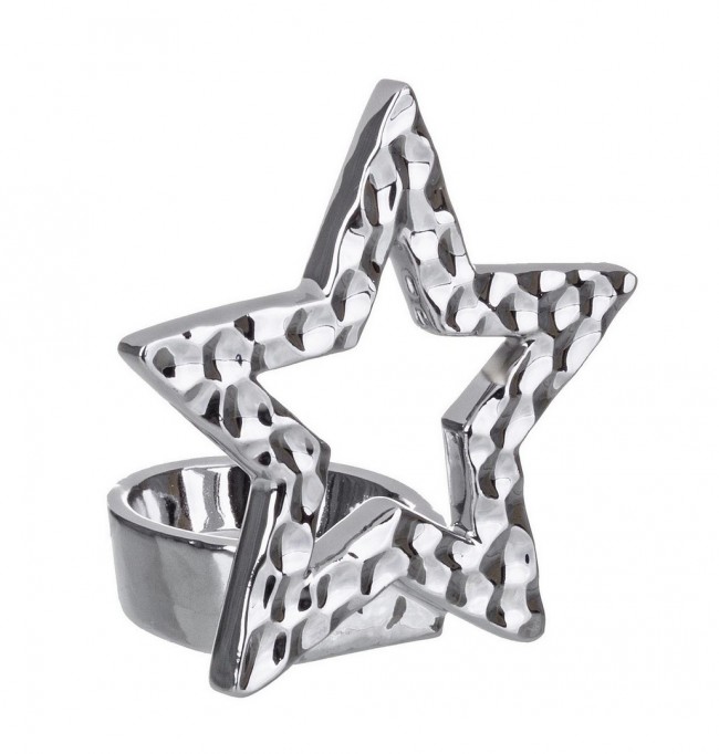 6x P.Candela Brandy Star Argento