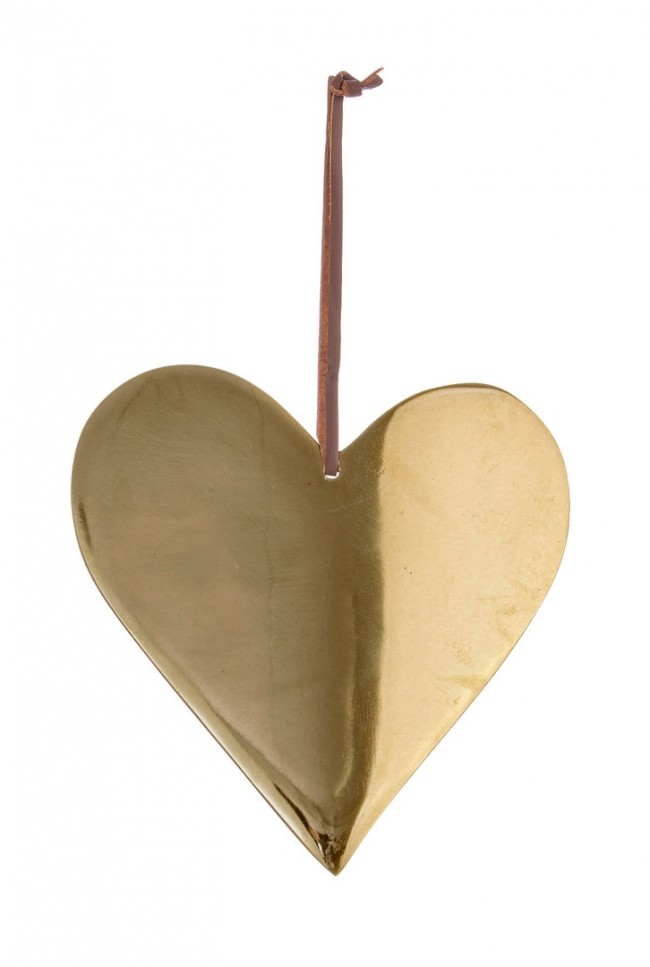 6x Pendaglio Shannon Cuore Oro 15X15H