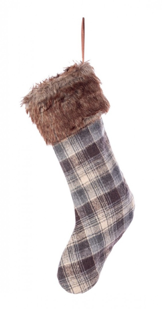 8x Calza Alfred Marrone 25X45H