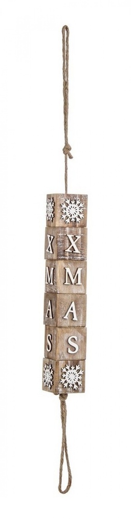 8x Decorazione Xmas Naturale Hang S