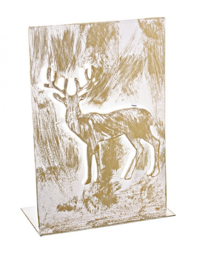 8x P.Candela Renna Stand Metal Oro