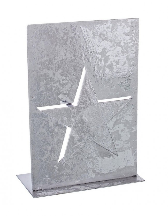 8x P.Candela Stella Stand Metal Argento