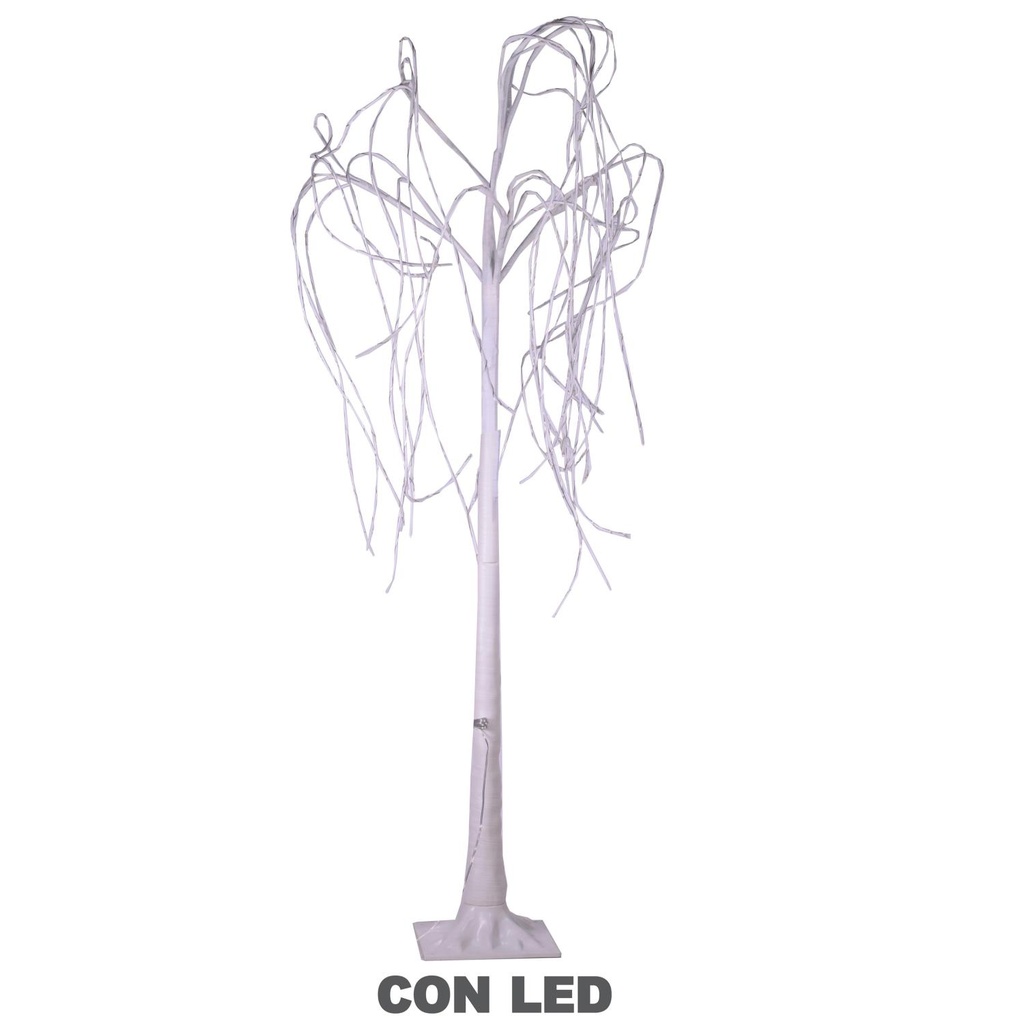 Albero LED Bianco 280 Micro LED Luce Bianco Freddo per Uso Esterno