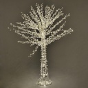 Albero LED Cristallo con 1016 LED Bianco Caldo Altezza cmø165h150