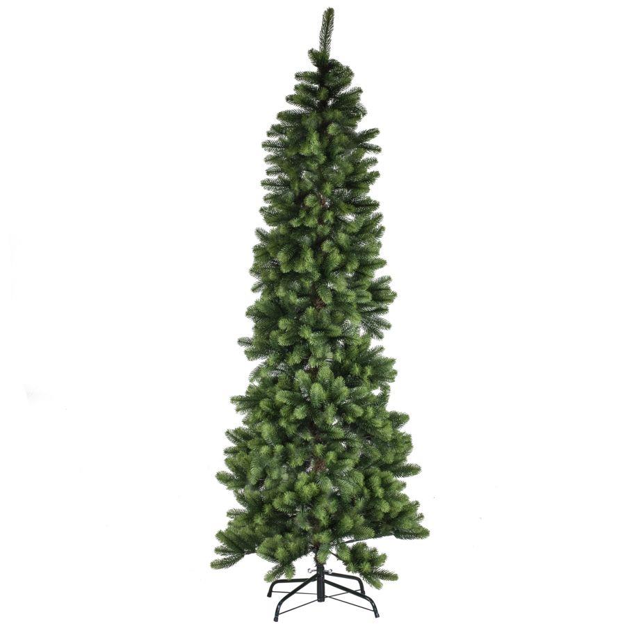 Albero Slim Verde Monte Amiata con 344 Rami - 29cmø x 150cm