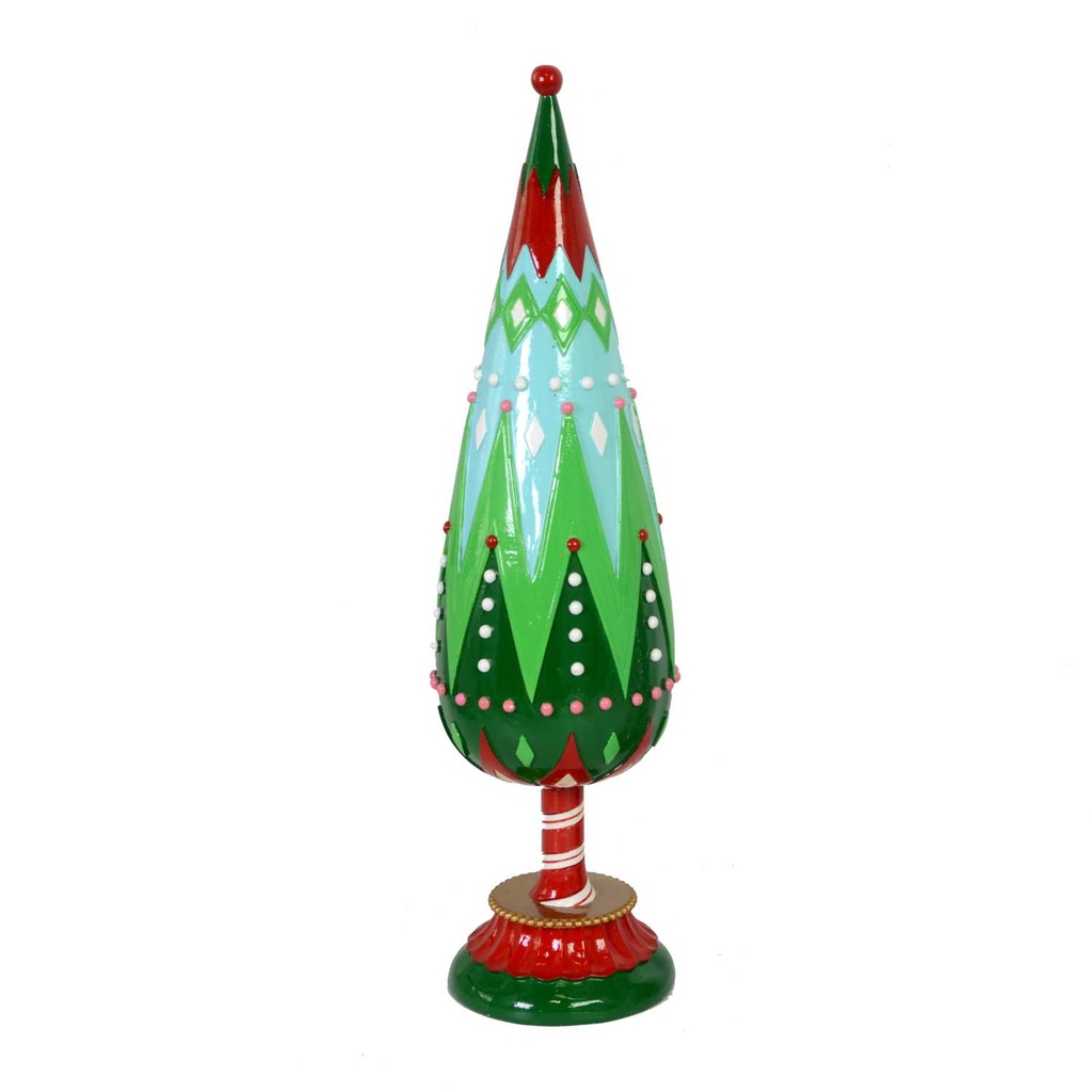 Albero in resina verde ø12,8x46,7 cm