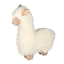 Alpaca legno tessuto bianco 33,5x4x30 cm