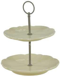 Alzata 2 ripiani Jenny WE-5232 20x20x24 cm