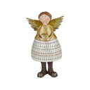 Angelo Medio Oro con Cuore NBU-0202 Altezza 21 cm