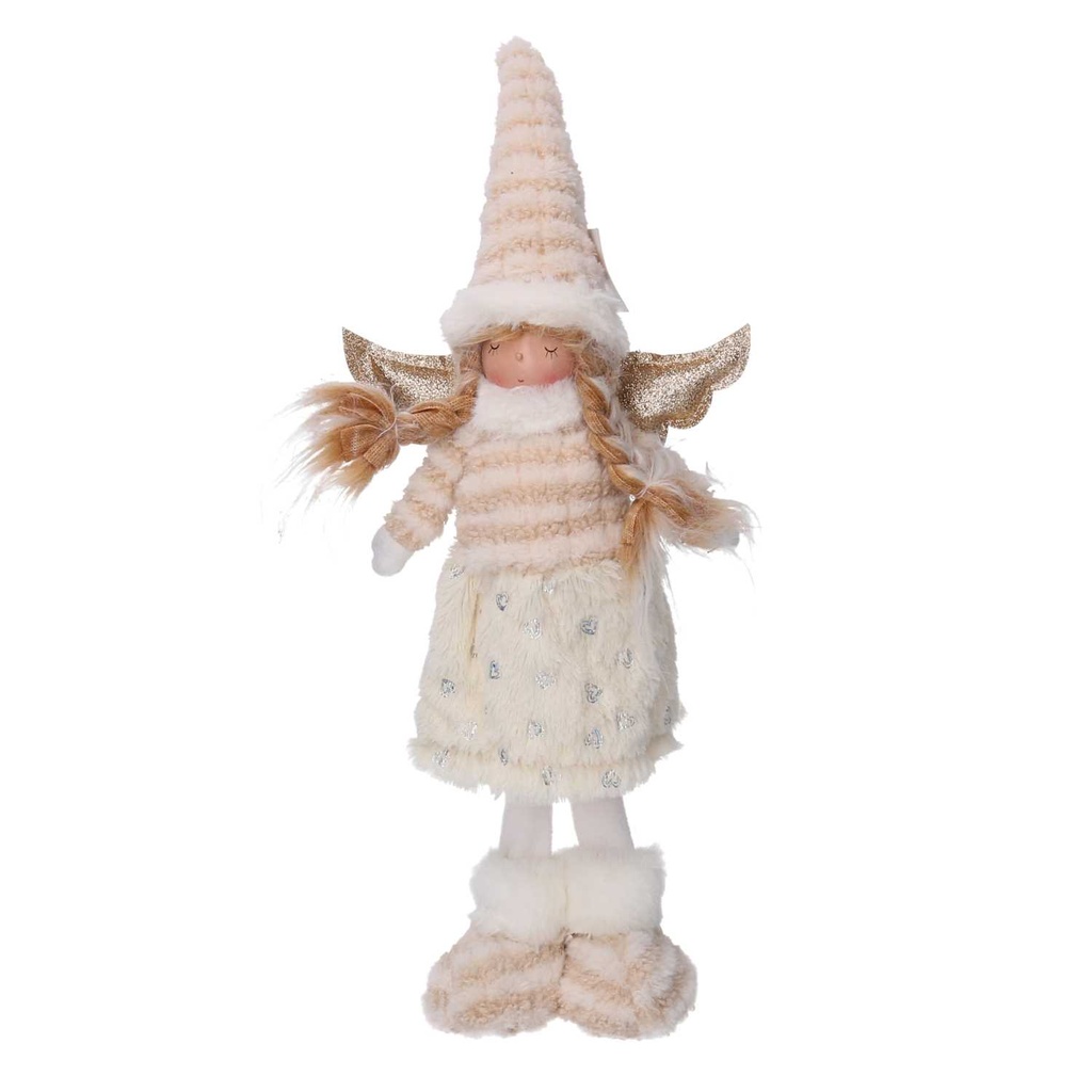 Angelo Tessuto Bianco Oro 20x10x45 cm