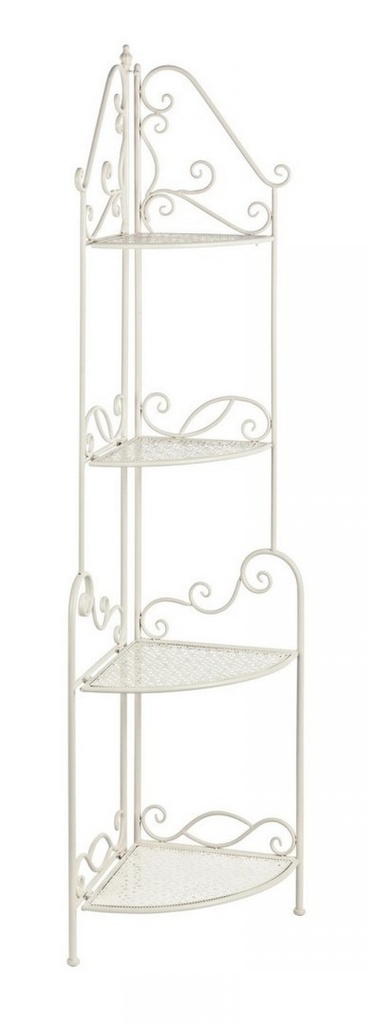 Angoliera Pieghevole Giselle Crema - 49x34x168 cm