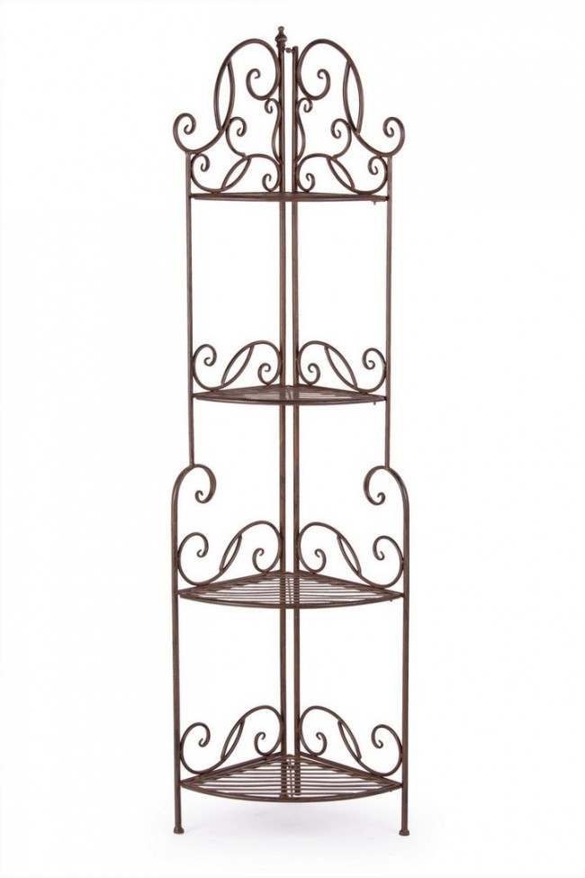 Angoliera Pieghevole Melanie Marrone