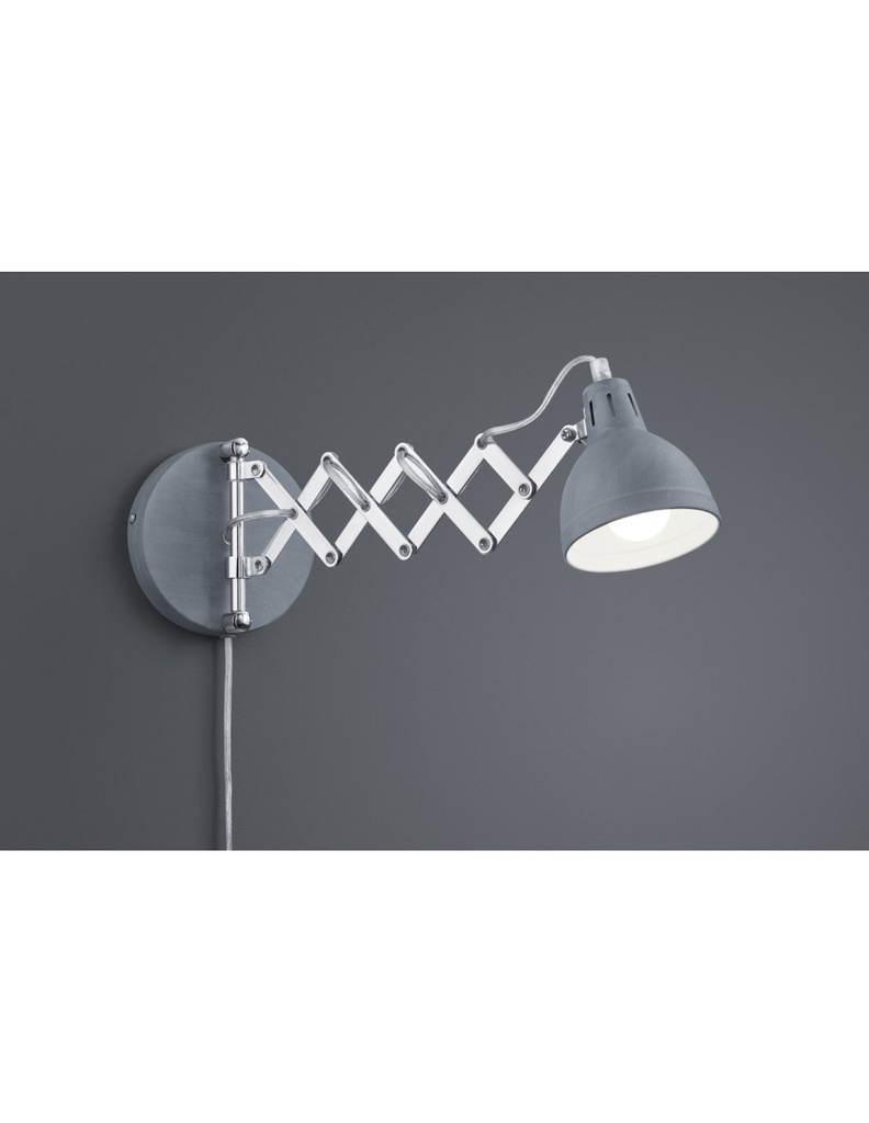Applique Orientabile Scissor Calcestruzzo