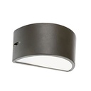 Applique E27  linea umbe chiusa  grafite