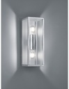 Applique per Veranda Zinco Doppia Luce Sopra e Sotto