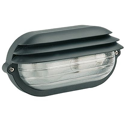 Applique Grande E27  linea palpebra ovale  nero