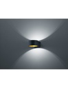 Applique LED doppia luce nero e oro Trio Lighting