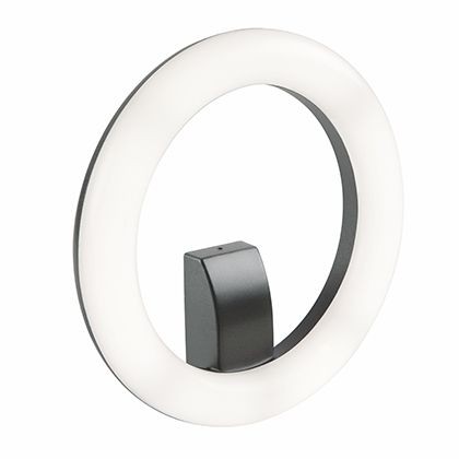 Applique LED 20W 4000K in Alluminio Pressofuso, Luce Diretta con Diffusore in Resina Opalina