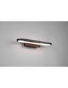 Applique LED da bagno moderno nero IP44