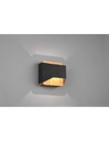 Applique Moderna Biemissione Led Arino Nero