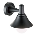 Applique Piccola In Basso E27 Nero