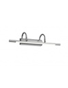 Applique Led Orientabile Cuadro Nichel Opaco