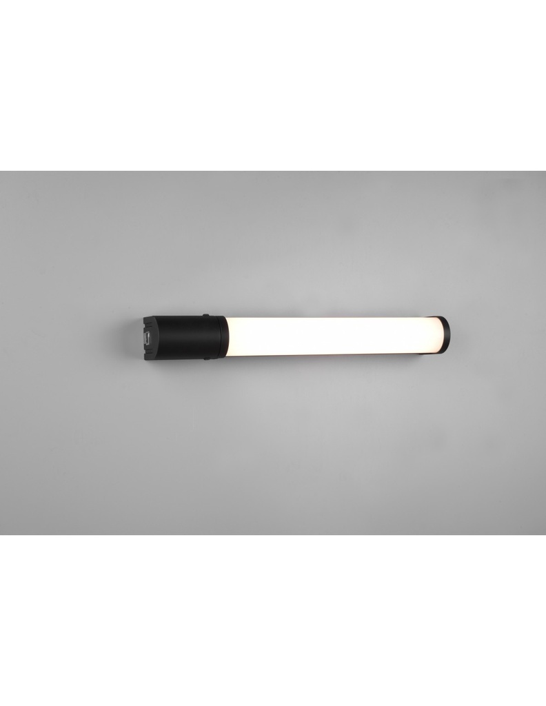 Applique Specchio Bagno Piera Led 8w IP44 Bordo Nero