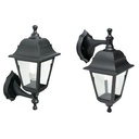 Applique Up &amp; Down E27 In Resina  linea devil  nero