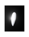 Applique Goccia Vetro Opalino Bianco 1xE27 Toulon Trio Lighting