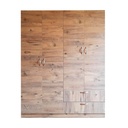 Armadio con 4 ante e 2 cassetti in rovere 120 x 41 x 170 cm